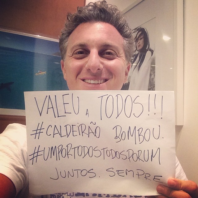 Luciano Huck agradece apoio dos fãs no <i>Instagram</i>