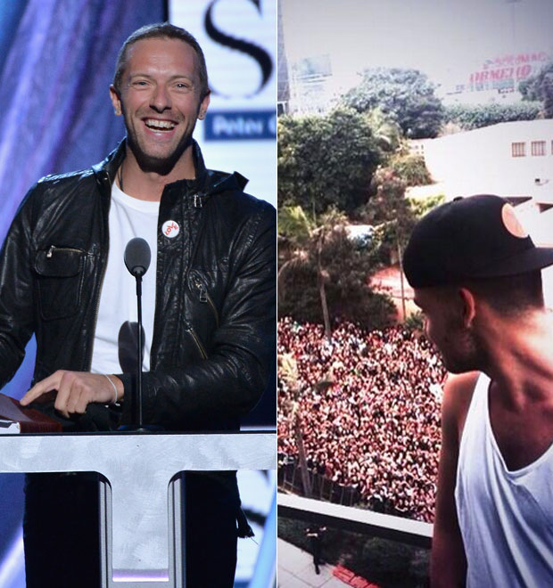 Chris Martin conta causa de seu divórcio e admite: -<i>Acho que a One Direction é a maior banda do mundo</i>