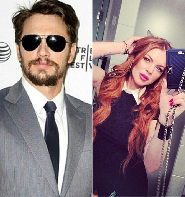 James Franco admite ter beijado Lindsay Lohan