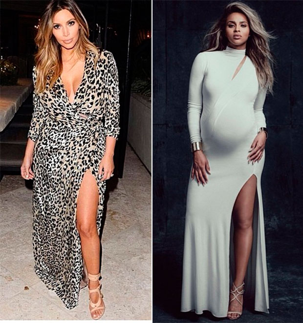 Kim Kardashian dá dicas sobre maternidade para melhor amiga Ciara