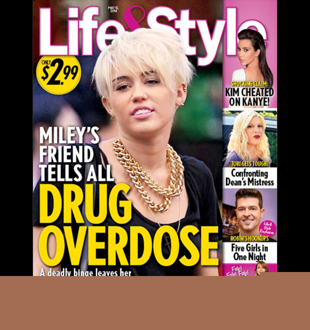Revista afirma que Miley Cyrus sofreu com o abuso de drogas