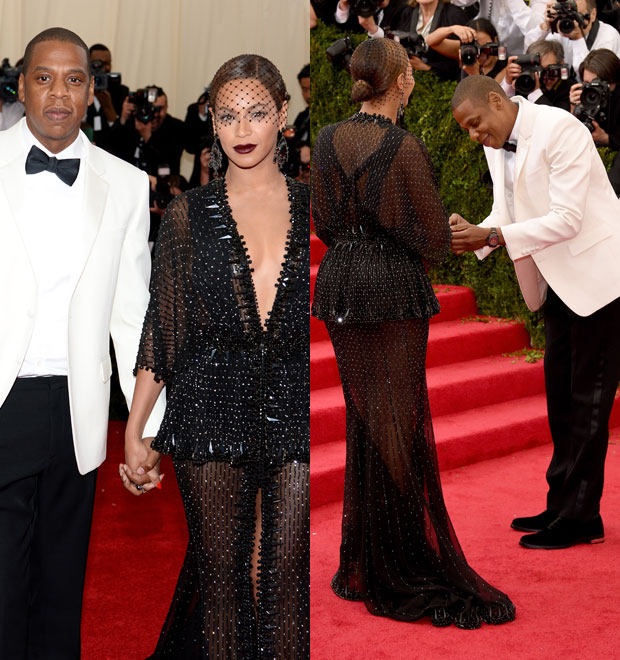 Jay-Z finge pedir Beyoncé em casamento em baile de gala