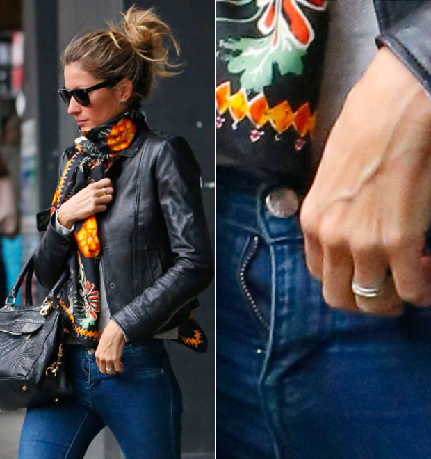 Gisele Bündchen é flagrada com zíper da calça aberto