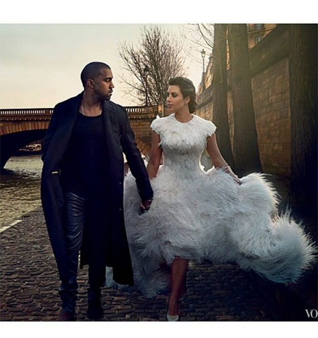 Kim Kardashian e Kanye West estão planejando lua-de-mel