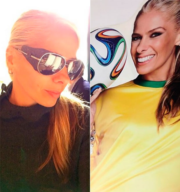 Adriane Galisteu curte Paris e encontra campanha publicitária feita por ela