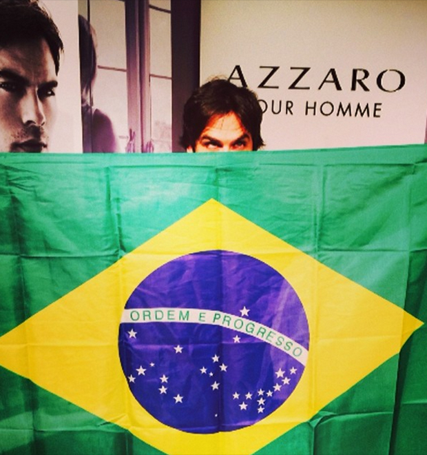 <i>Talvez agora eu consiga uma garota</i>, brinca Ian Somerhalder