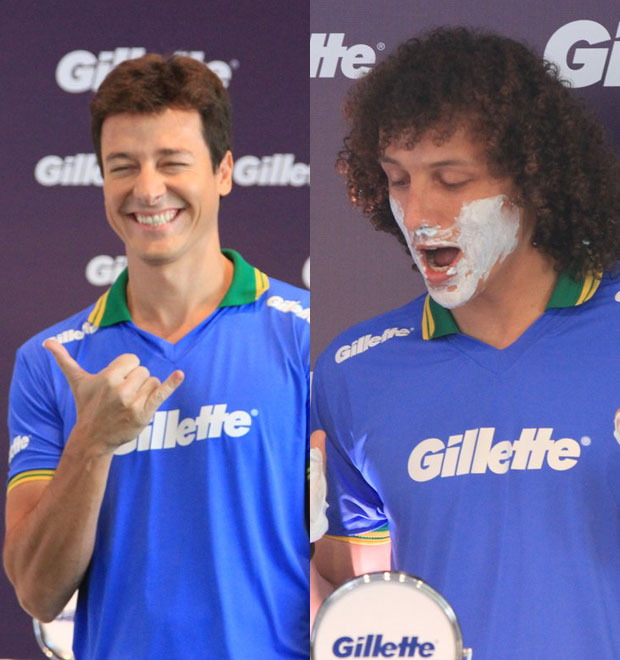 Rodrigo Faro apresenta evento com jogadores da seleção brasileira em São Paulo