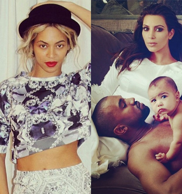 Após não comparecer ao casamento, Beyoncé deseja <i>amor incondicional</i> à Kanye West e Kim Kardashian