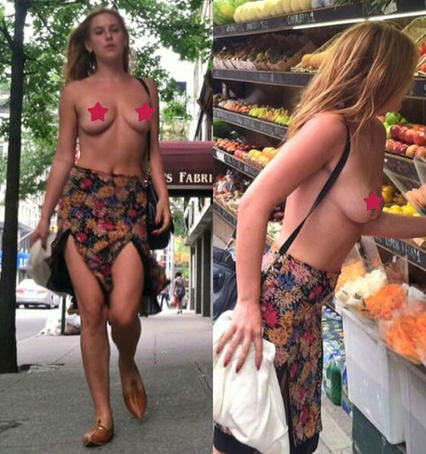Filha de Demi Moore faz <i>topless</i> para protestar contra rede social
