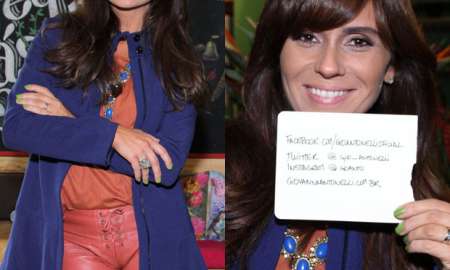 Giovanna Antonelli lança <i>site</i> oficial em restaurante no Rio de Janeiro