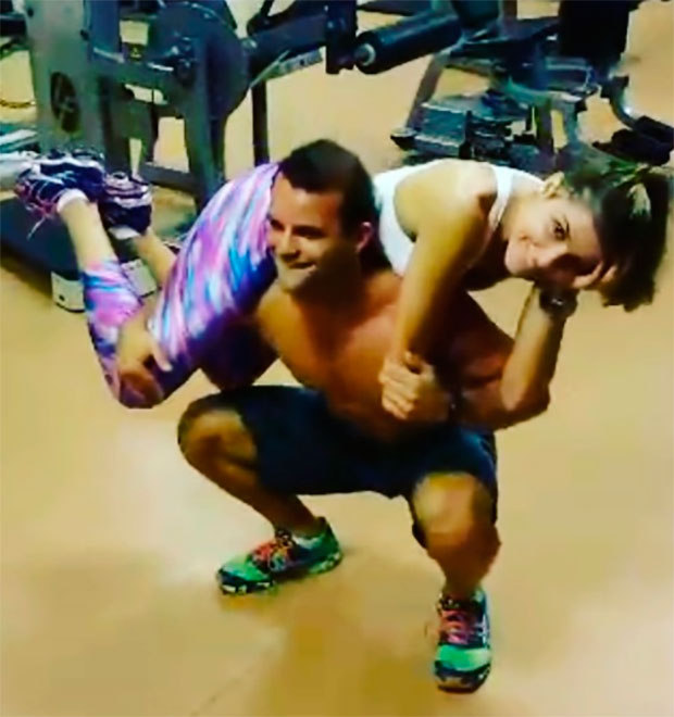 Deborah Secco faz treino diferente. Veja!