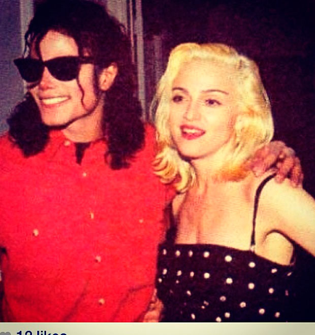 Madonna posta foto antiga ao lado de Michael Jackson