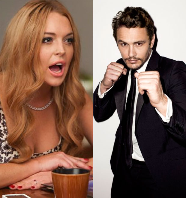 James Franco nega envolvimento e narra noite com Lindsay Lohan