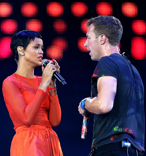 Rihanna e Chris Martin não estão tendo um <i>affair</i>