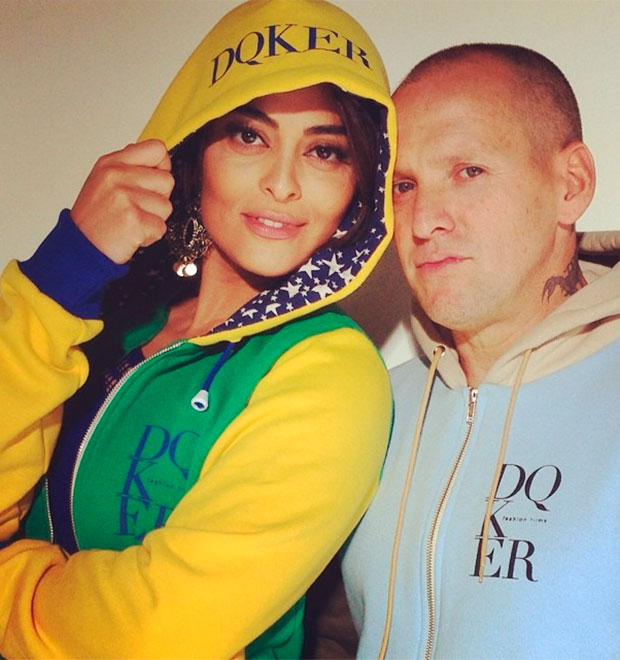Juliana Paes usa verde e amarelo para trabalhar no feriado