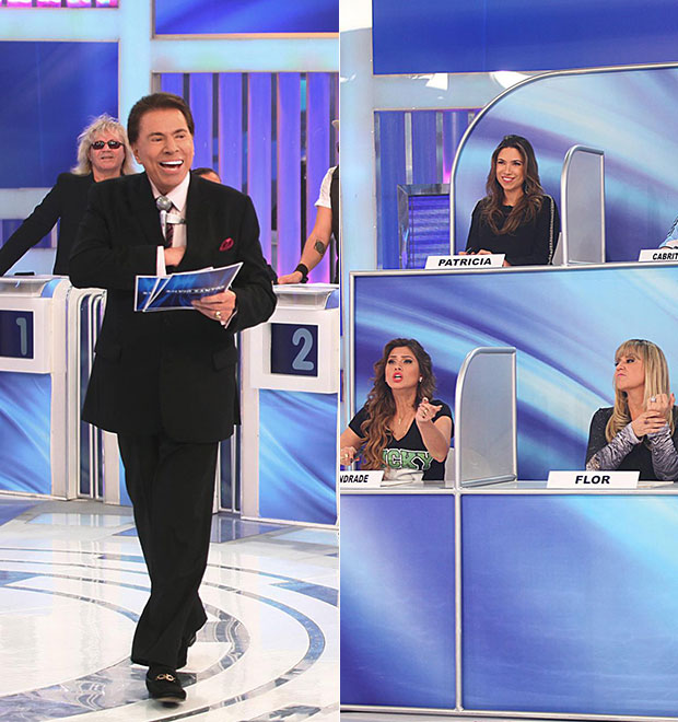 Silvio Santos brinca dizendo que Patrícia Abravanel não tem jeito