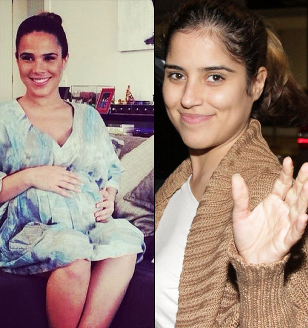 Wanessa deixa a maternidade com o filho