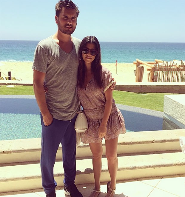 Kourtney Kardashian expulsa Scott Disick de casa, segundo <i>site</i>
