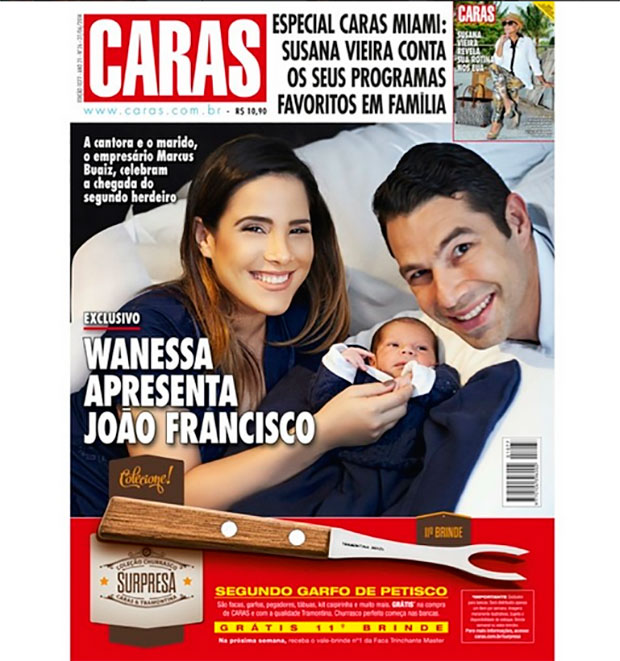 Wanessa apresenta seu segundo filho ao lado de Marcus Buaiz