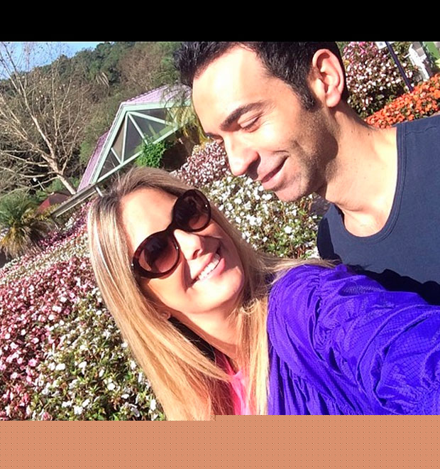 Ticiane Pinheiro posa com César Tralli em clima de romance
