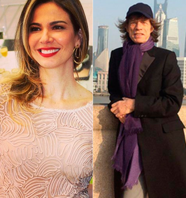 Luciana Gimenez defende Mick Jagger após ele ser apontado como pé-frio na Copa