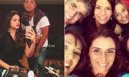 Giovanna Antonelli e Bruna Marquezine se despedem de <i>Em Família</i>