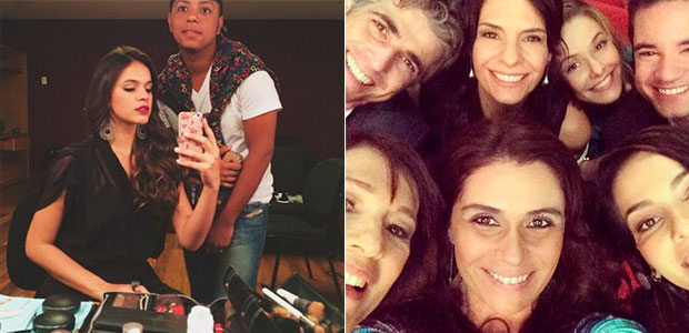 Giovanna Antonelli e Bruna Marquezine se despedem de <i>Em Família</i>