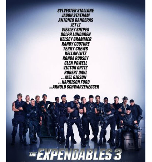 Elenco do filme <i>Os Mercenários 3</i> virá ao Brasil para <i>première</i>