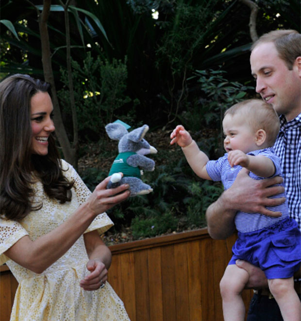Kate Middleton e William não querem Príncipe George mimado em seu primeiro aniversário