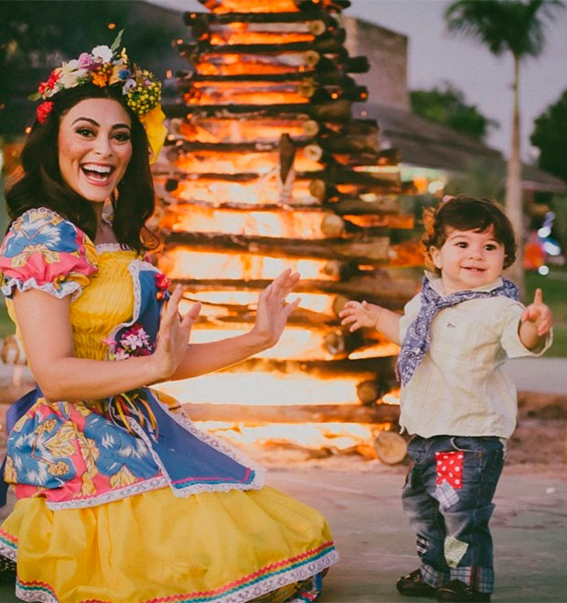 Juliana Paes comemora aniversário do filho com homenagem em rede social