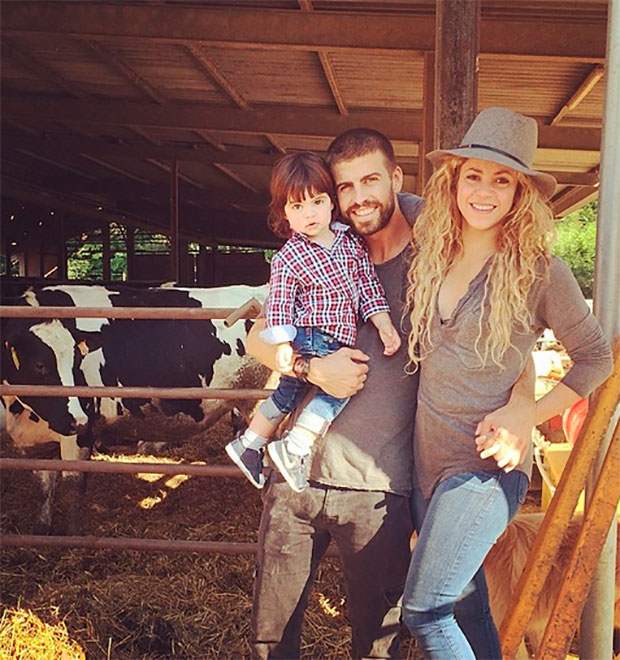 Shakira viaja com marido e o filho para o interior, veja!