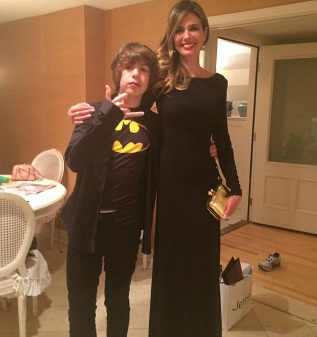 Luciana Gimenez e o filho mostram <i>looks</i> que usaram na festa de Mick Jagger
