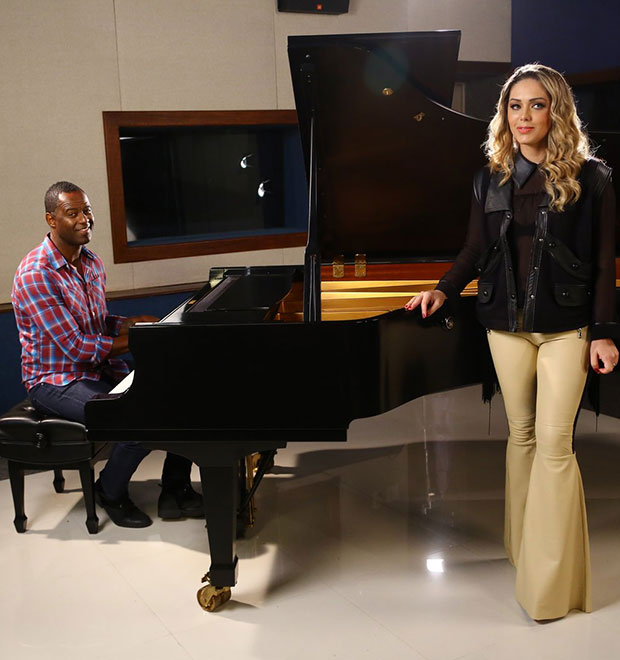 Brian Mcknight grava clipe com Tânia Mara