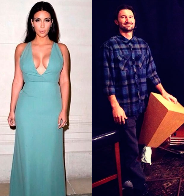 Kim Kardashian já teria beijado meio-irmão