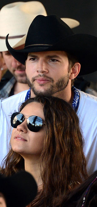 Ashton Kutcher e Mila Kunis querem casar em um ano e já pensam em ter mais filhos