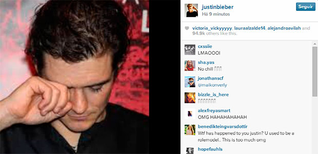 Após briga com Orlando Bloom, Justin Bieber posta foto do ator em seu <i>Instagram</i>. Veja!
