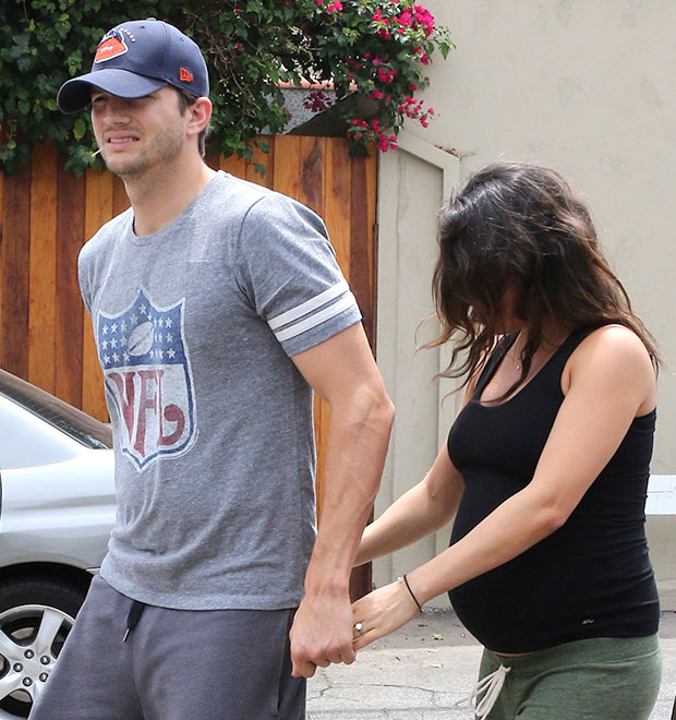 Ashon Kutcher e Mila Kunis estão <i>animados</i> com a chegada do novo herdeiro