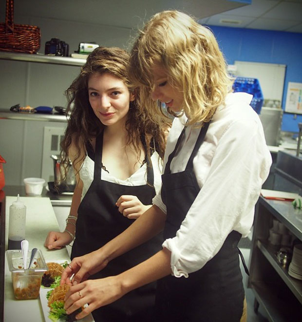 Taylor Swift e Lorde mostram os seus dotes culinários. Veja!