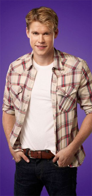 Chord Overstreet acha que estará em todos os episódios da última temporada de <i>Glee</i>