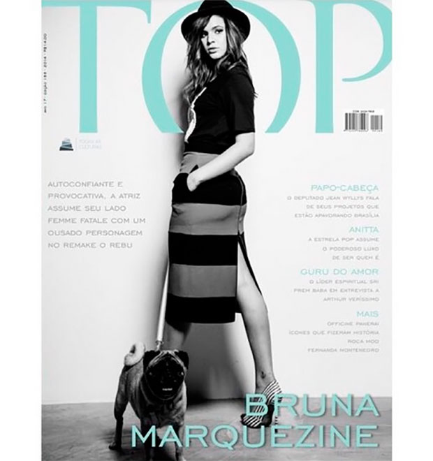 Bruna Marquezine posa estilosa para capa de revista. Confira!