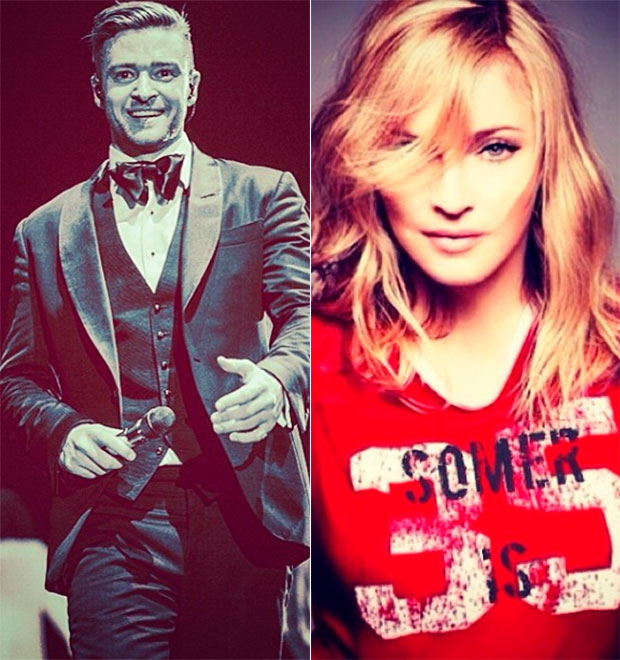 Justin Timberlake deleta mensagem para Madonna considerada ofensiva por fãs