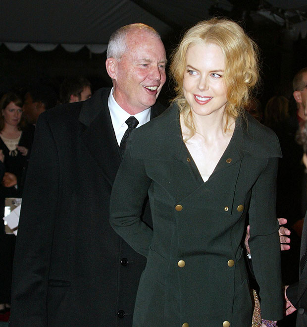 Pai da Nicole Kidman morre após cair em quarto de hotel
