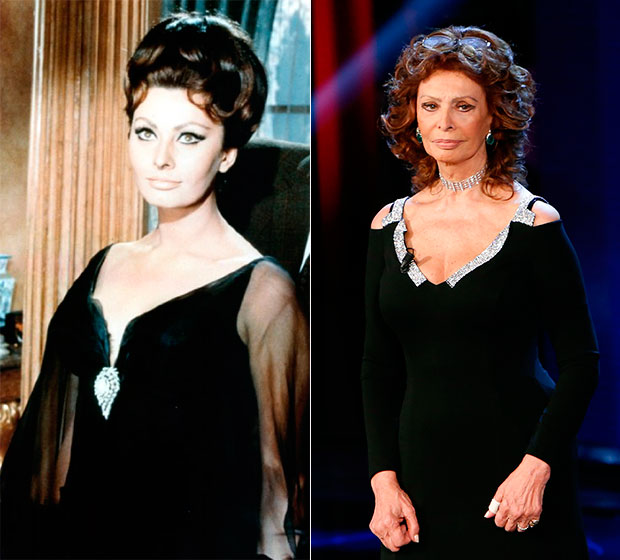 Confira o antes e depois de Sophia Loren e outras divas do cinema!