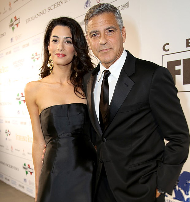 George Clooney e Amal Alamudin chegam à Veneza e farão despedidas de solteiro!