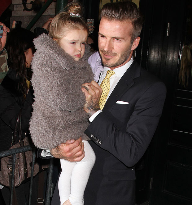 David Beckham revela que filha de três anos escolhe sua roupa: - <i>Isso é incrível</i>