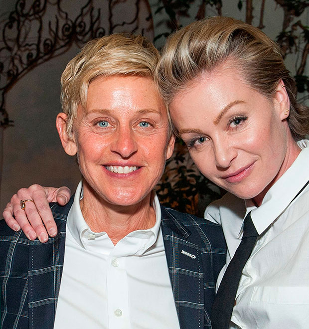 Portia de Rossi desmente boatos de gravidez no programa de sua esposa, Ellen DeGeneres