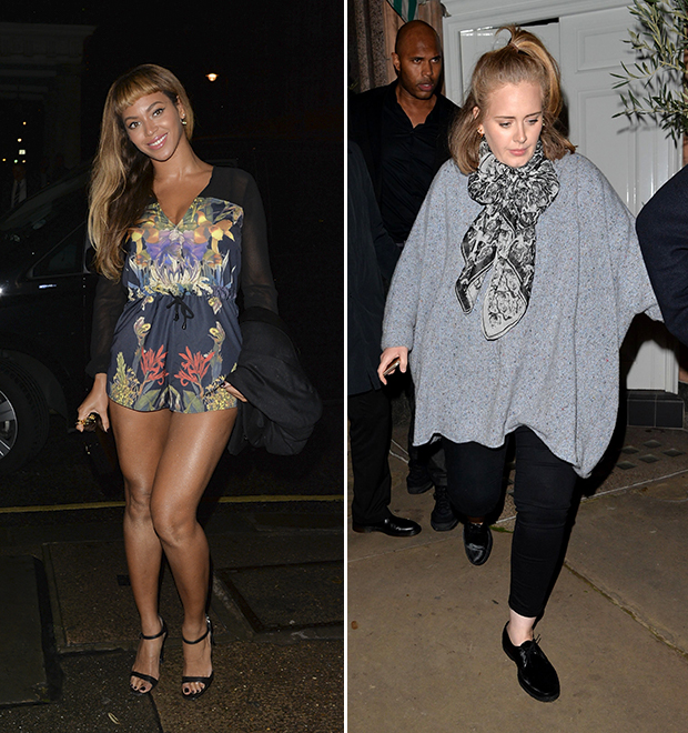 Beyoncé e Jay Z jantam com Adele em Londres