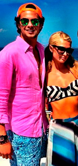 Filho de Álvaro Garnero conta sobre seu relacionamento com Paris Hilton: - <i>Foi um amor de verão</i>