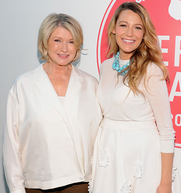 Blake Lively diz que Martha Stewart é a única mulher que pode se aproximar de seu marido