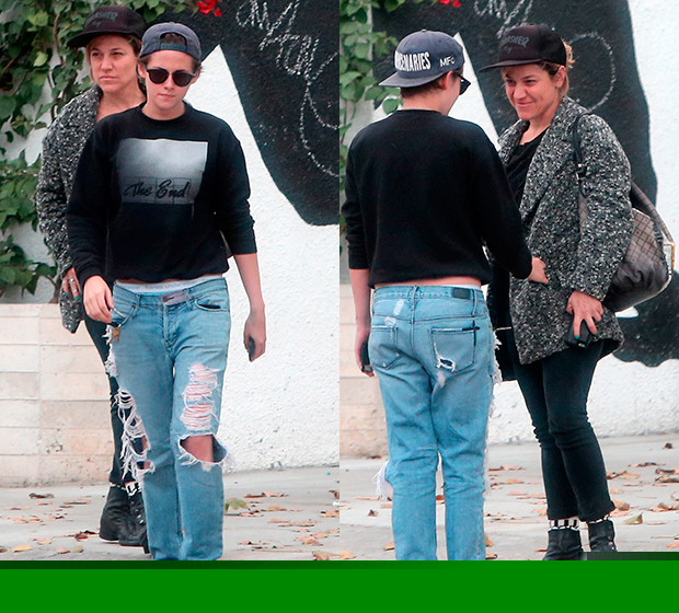 Kristen Stewart é flagrada em momento de afeto com assistente, mas nega <i>affair</i>